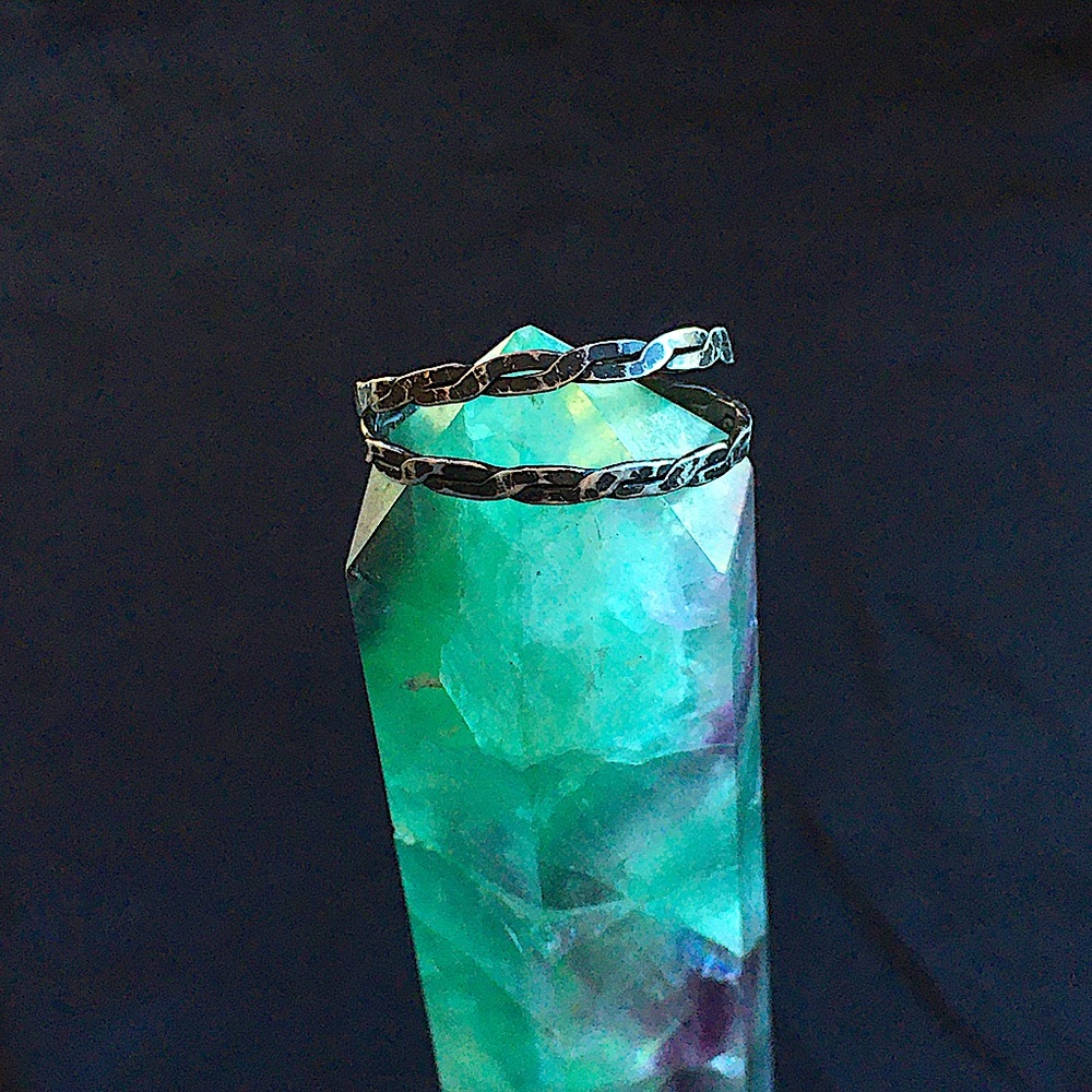 Sterling Silver Stacker Rings Size 12